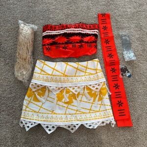 Adult Moana 6-Piece Costume/Cosplay Outfit